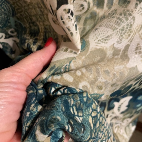 CHICO’S women’s long sleeve scoop neck tunic. Dressy casual, flowy, size XL - Picture 3 of 8